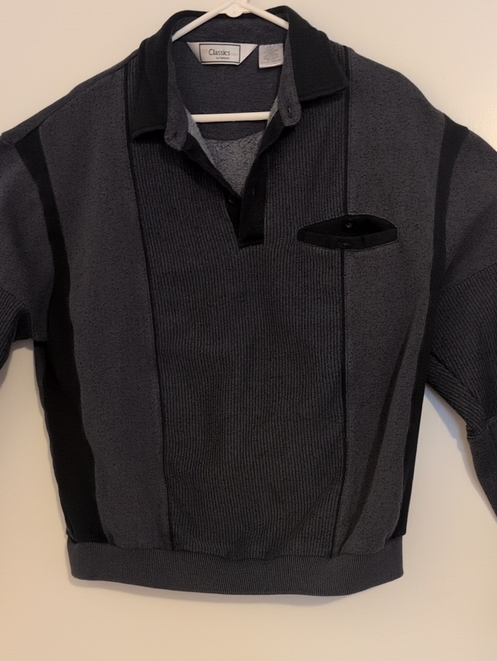 Classics Men’s Dark Gray Polo Sweater